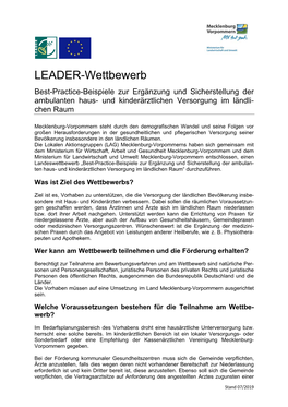 LEADER-Wettbewerb