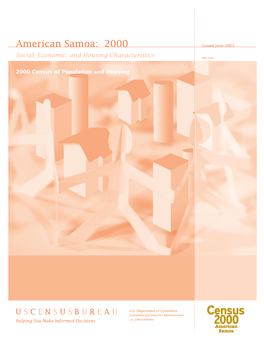 American Samoa: 2000 Issued June 2003