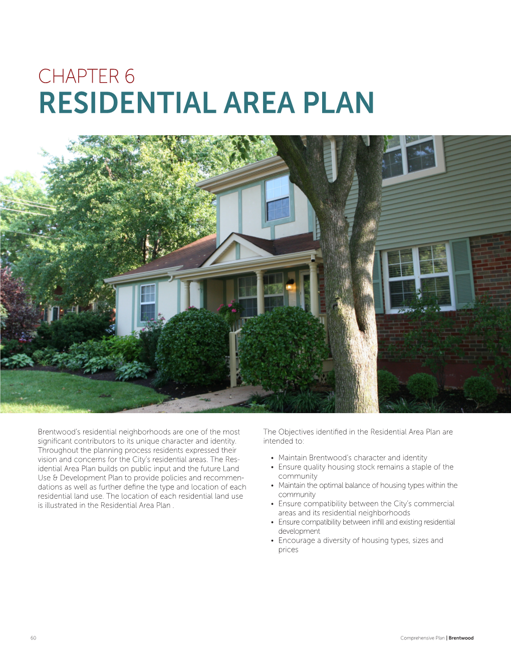 Residential Area Plan