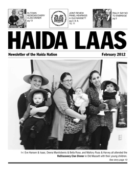 Newsletter of the Haida Nation February 2012