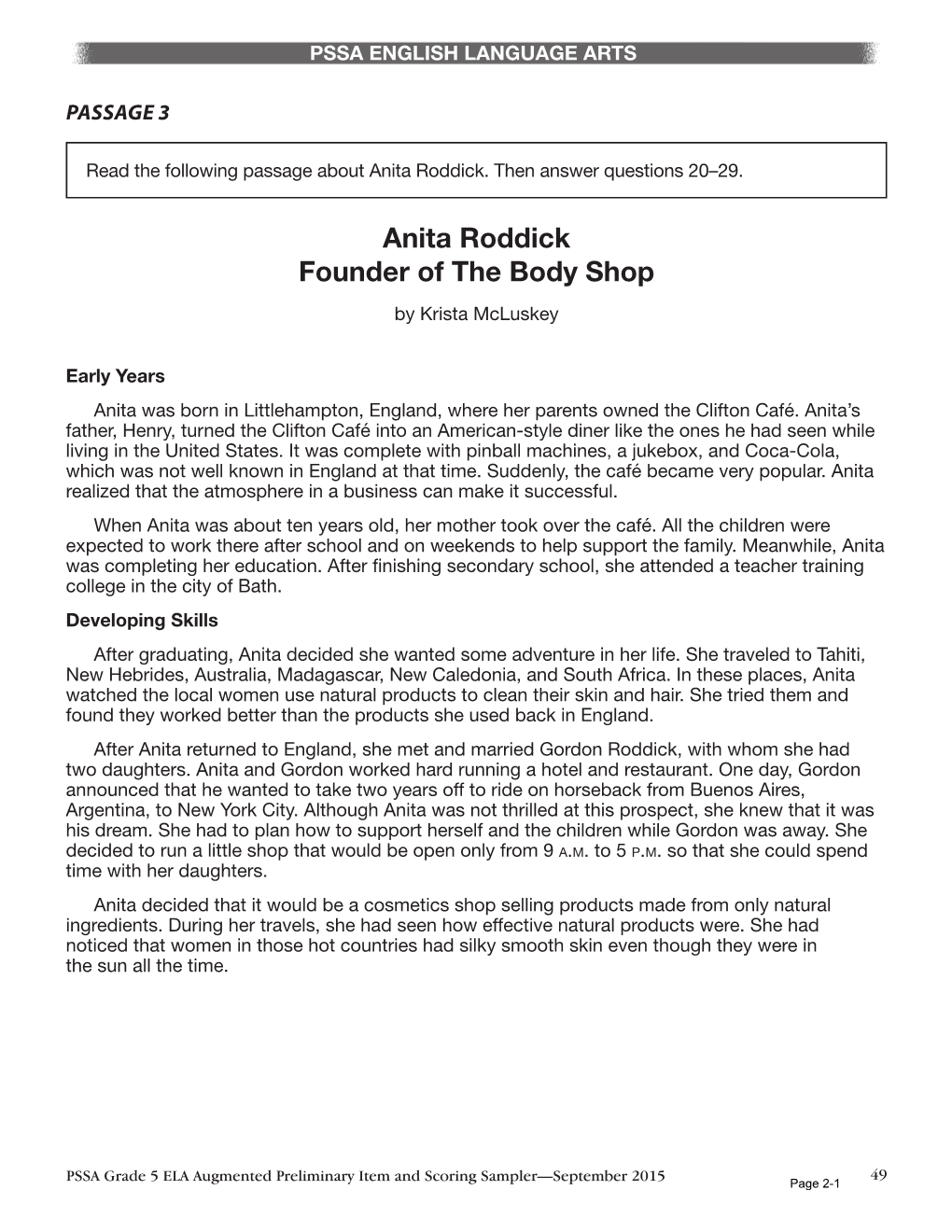 Anita Roddick Founder of the Body Shop by Krista Mcluskey