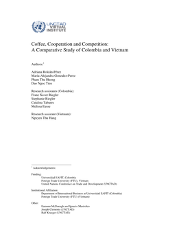 Coffee, Cooperation and Competition: a Comparative Study of Colombia and Vietnam