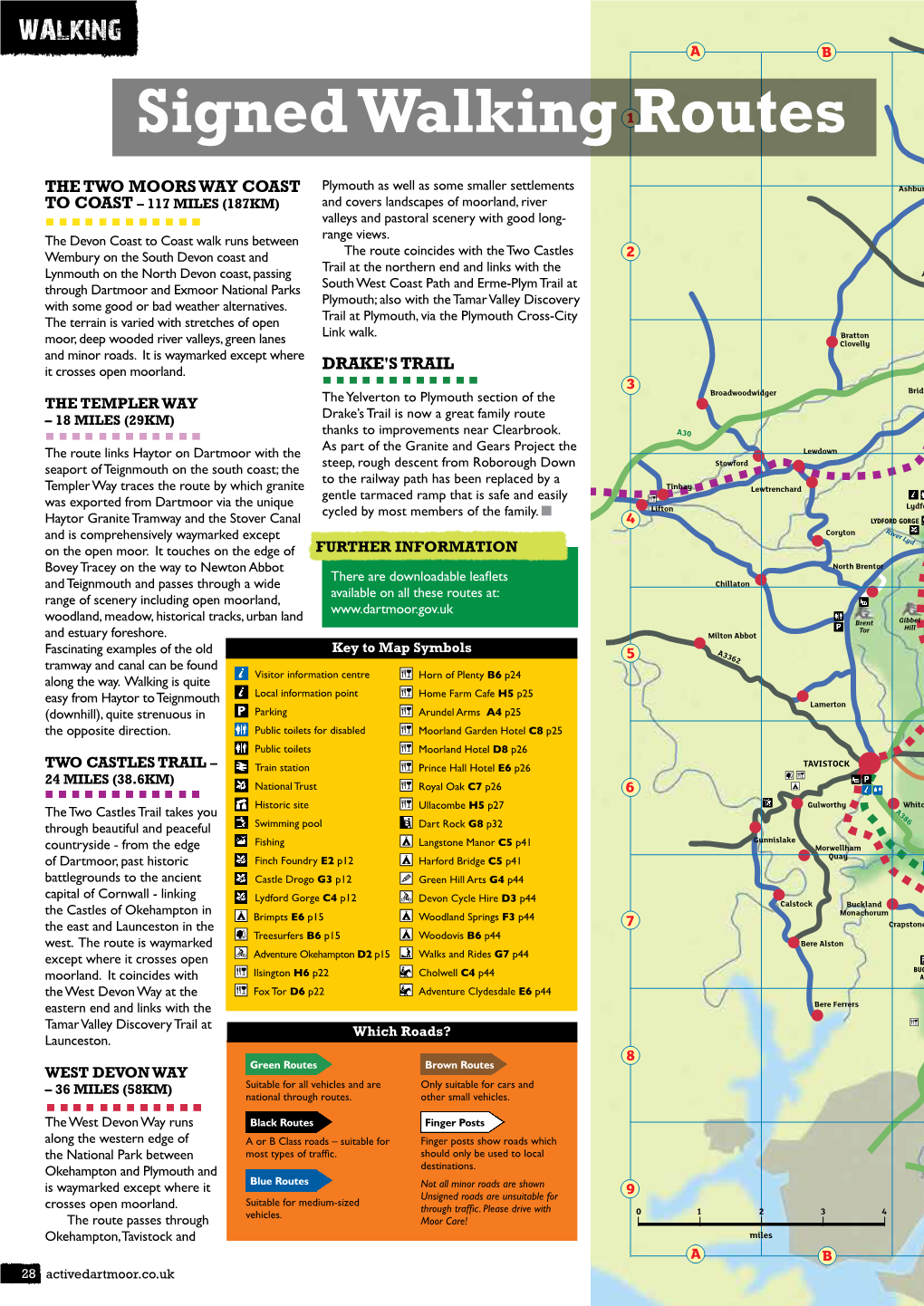 Signed Walking Routes Trecott Inwardleigh Northlew