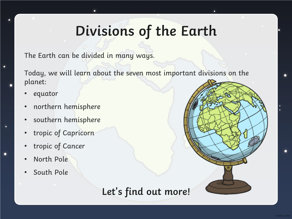 North Pole • South Pole