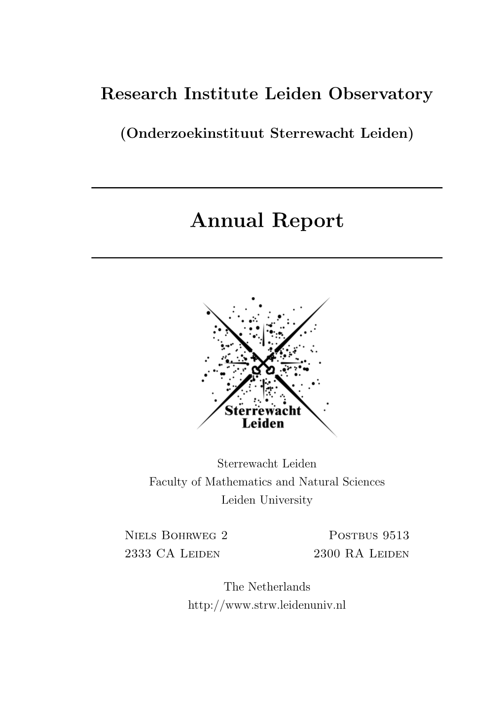 Annual Report 2012: A