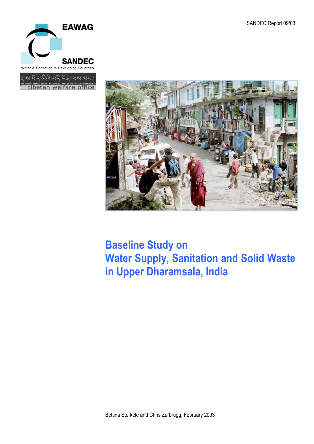 Baseline Study on Water Supply, Sanitation and Solid Waste in Upper Dharamsala, India