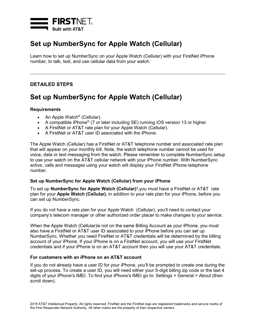 Set up Numbersync for Apple Watch (Cellular)