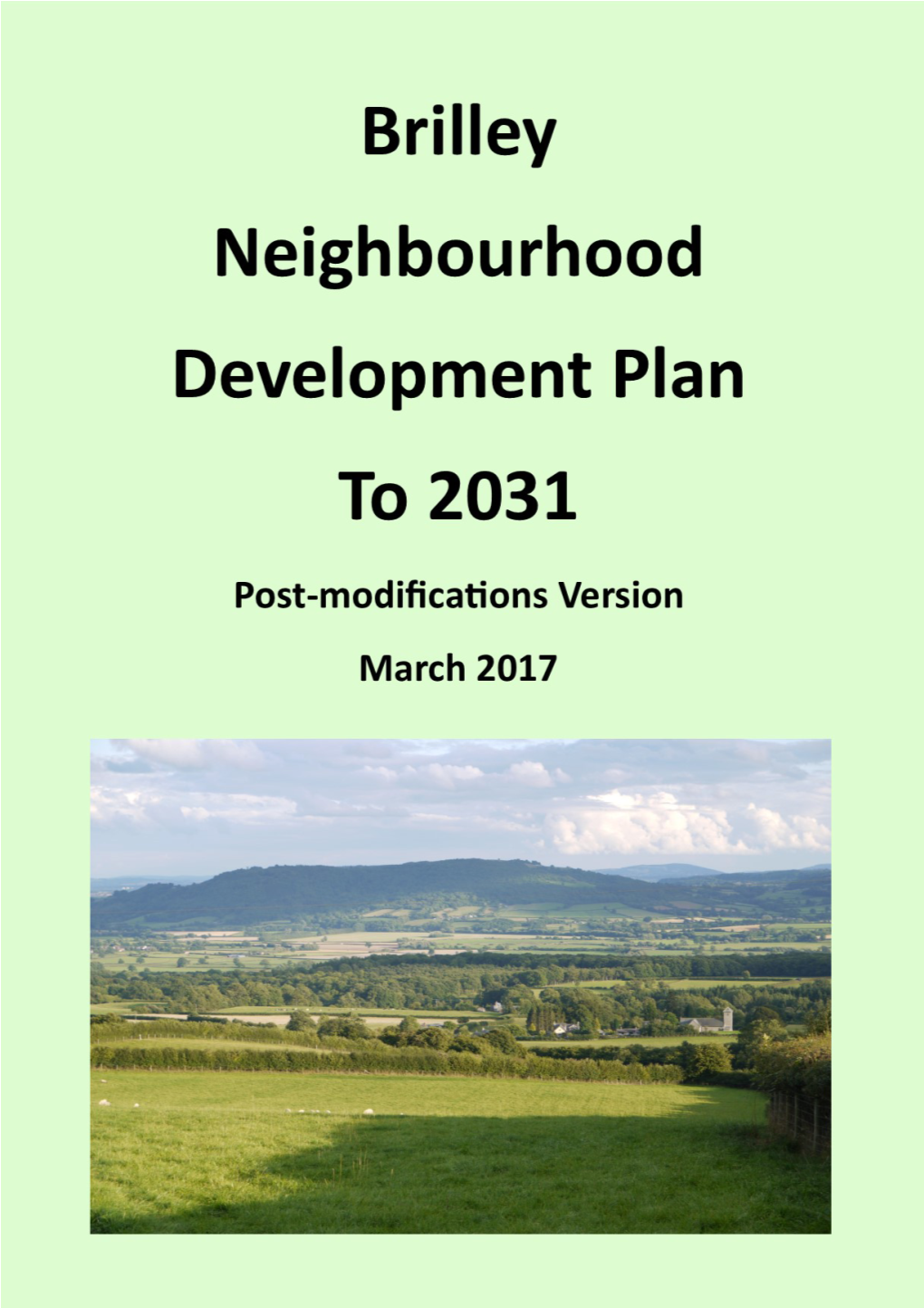 Brilley Neighbourhood Development Plan Policies