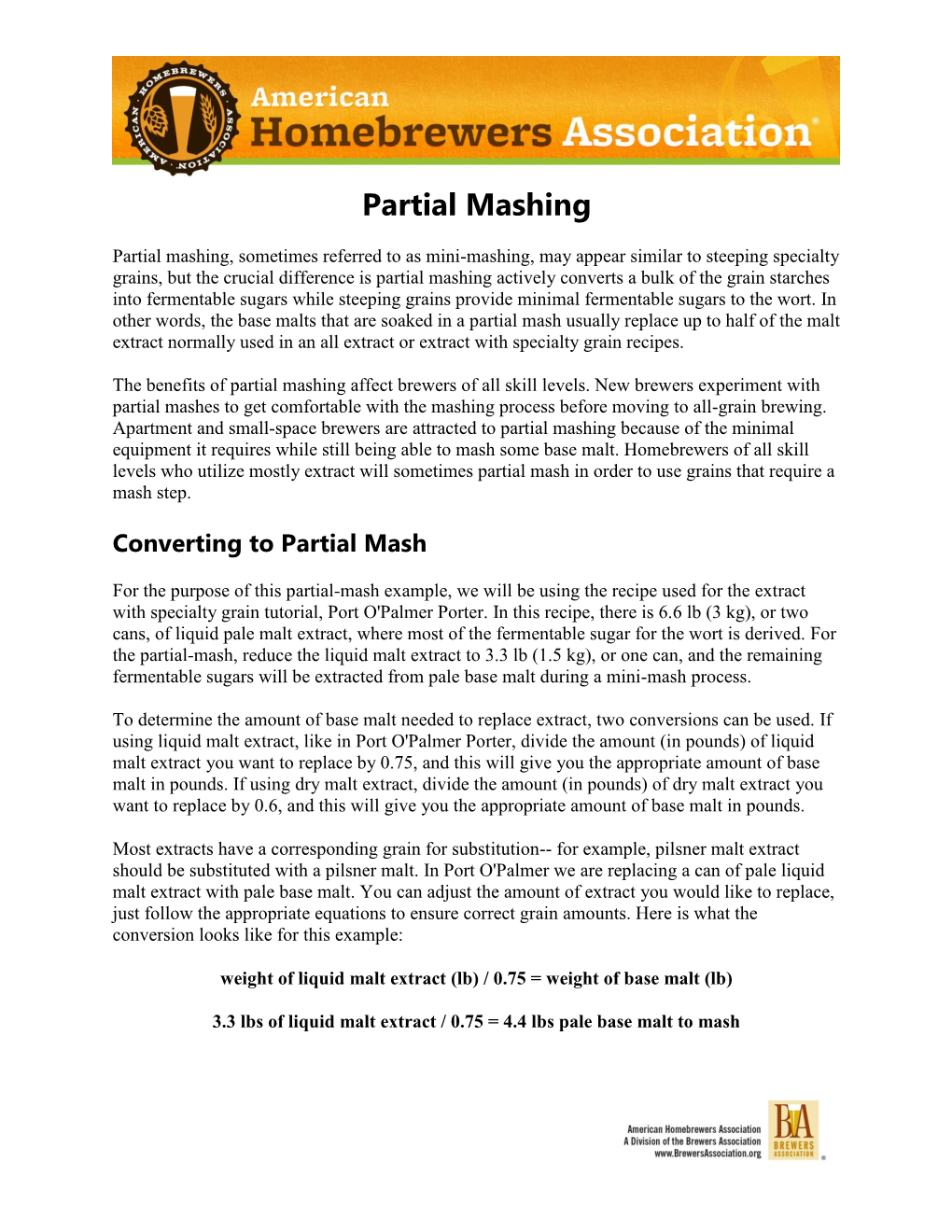 How-To-Partial-Mash.Pdf