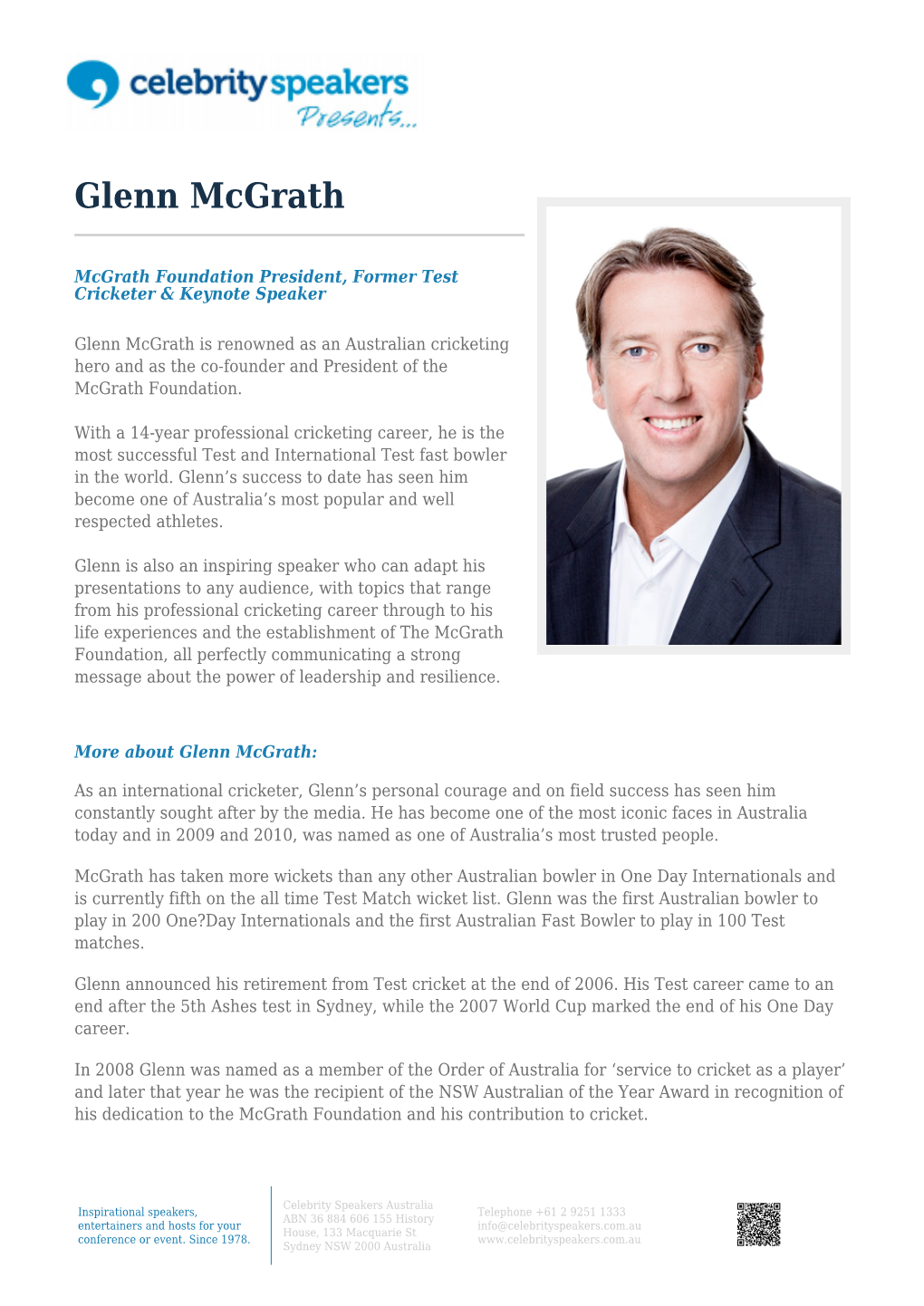 Glenn Mcgrath