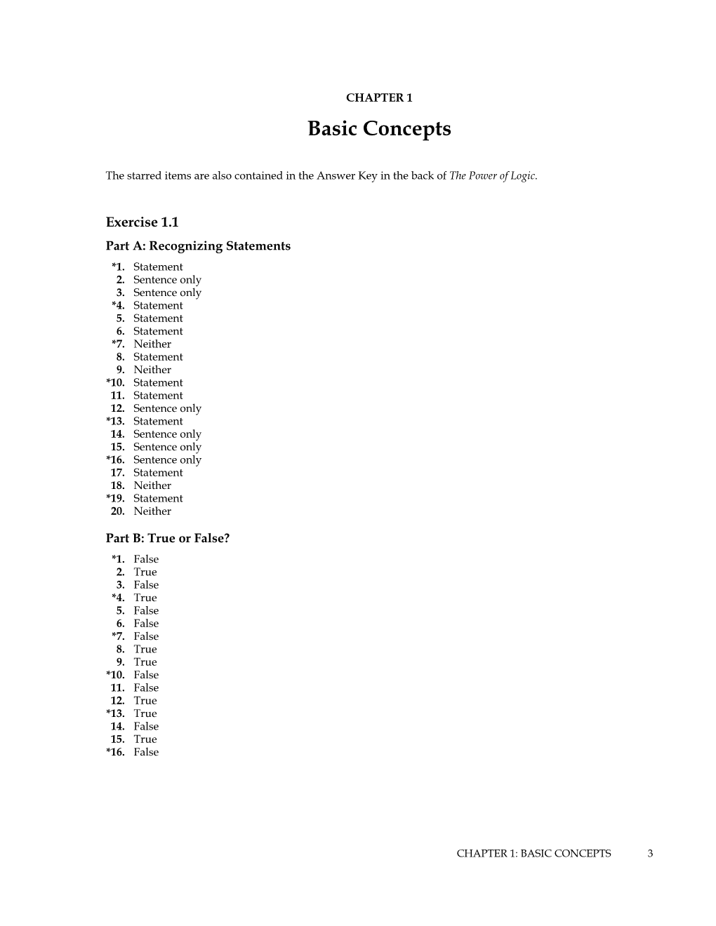 CHAPTER 1 Basic Concepts