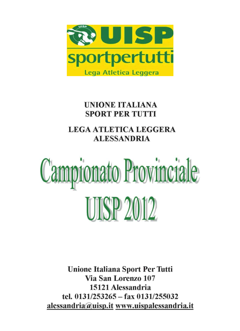 Podismo Campionato Prov 2012