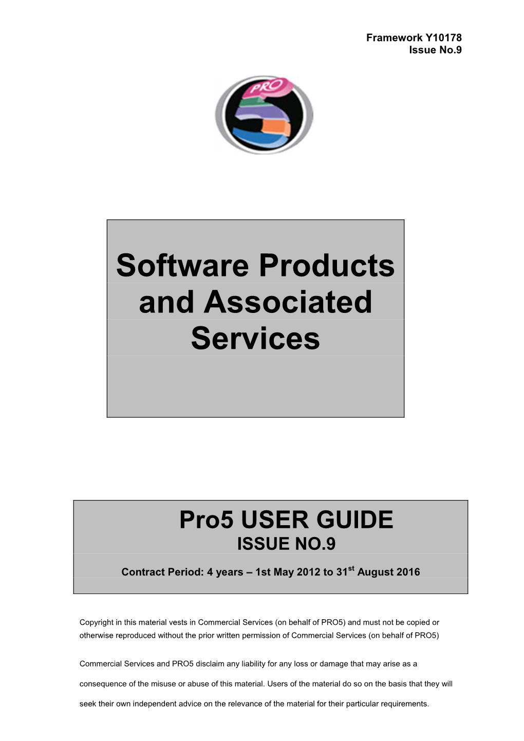 Software Products and Associated Services