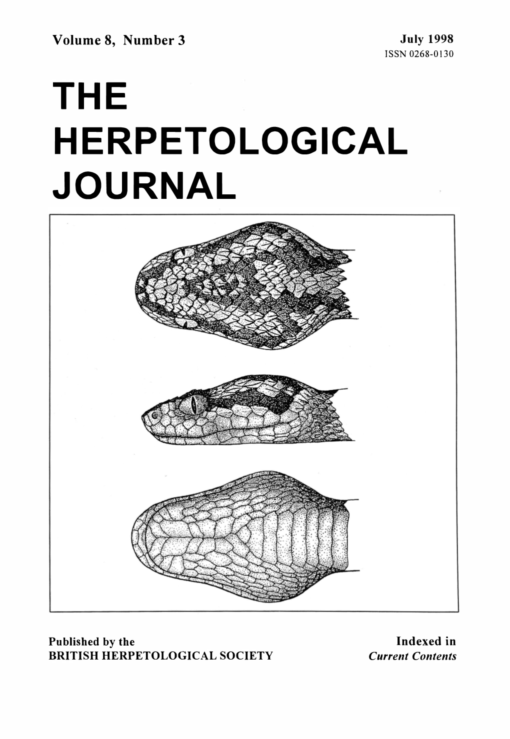 The Herpetological Journal