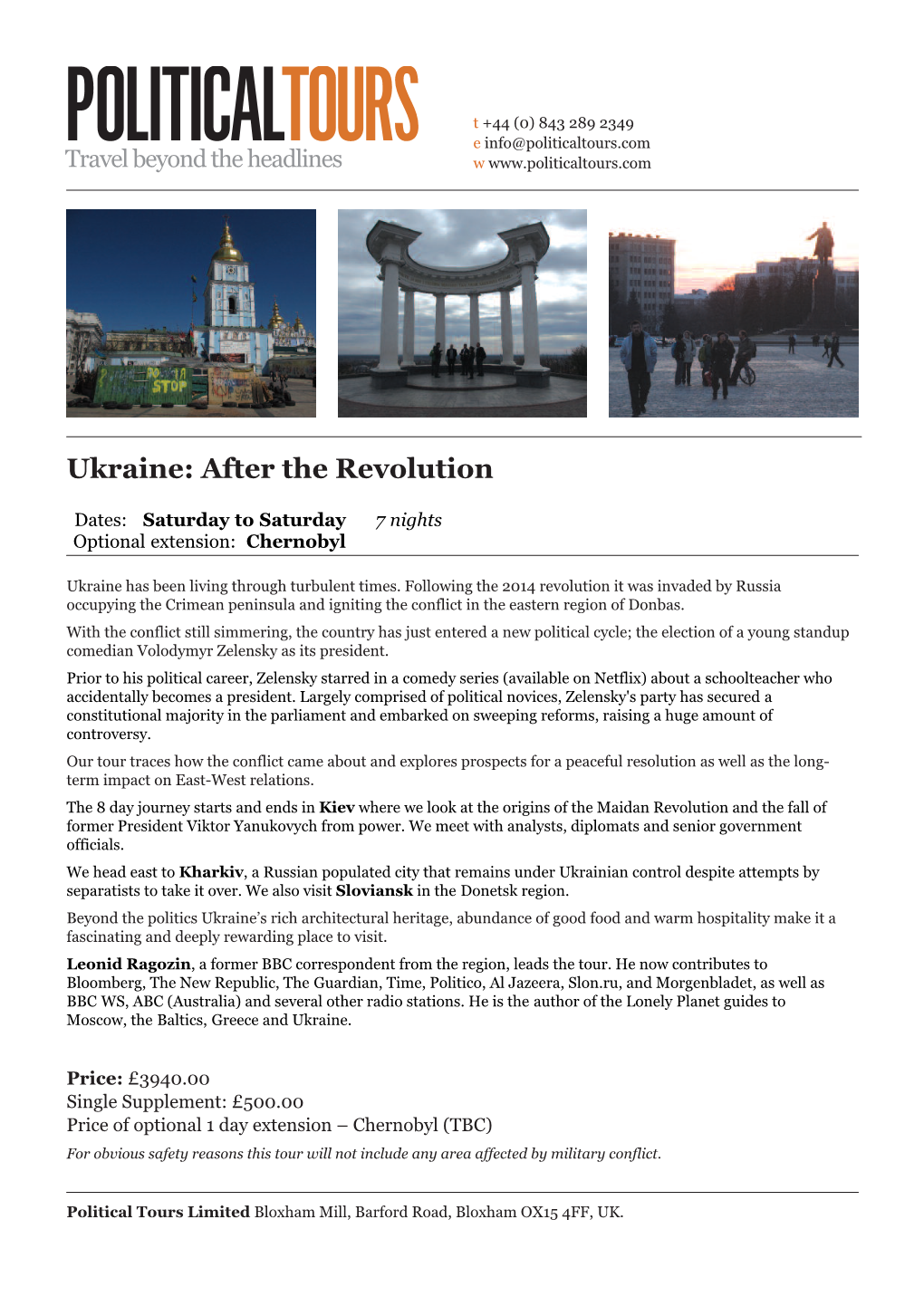 Ukraine: After the Revolution