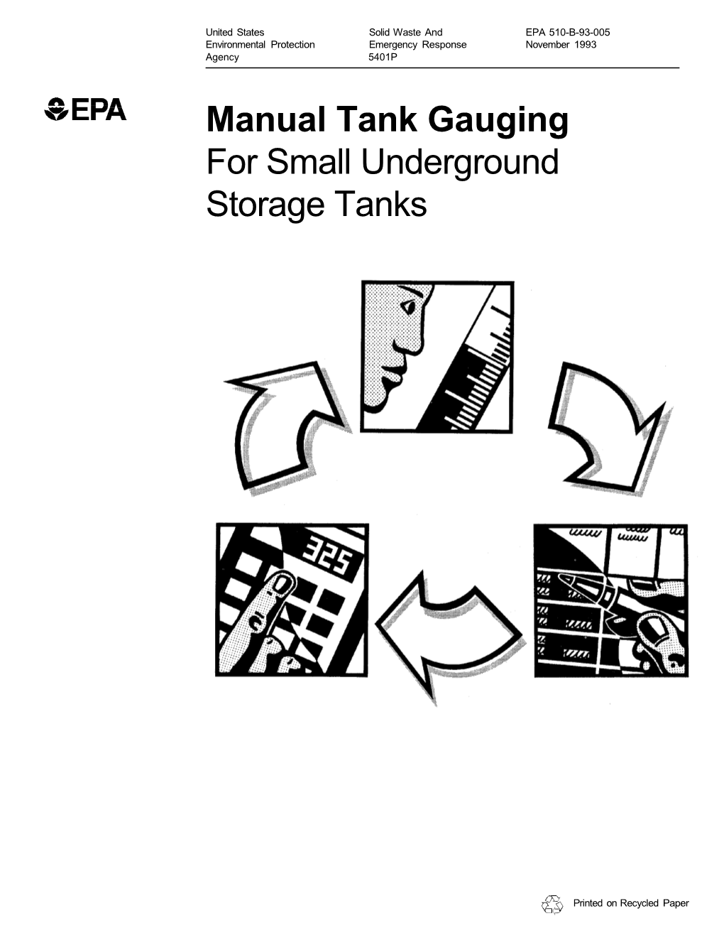 Manual Tank Gauging for Small Underground Storage Tanks