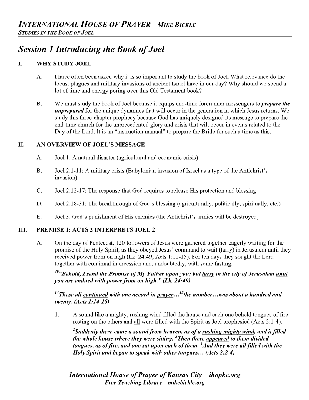 Session 1 Introducing the Book of Joel