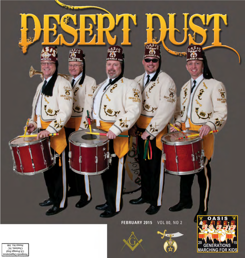 DESERT DUST FEBRUARY 2015 PAGE 1 PAGE 2 FEBRUARY 2015 DESERT DUST Tribution to This Special Evening