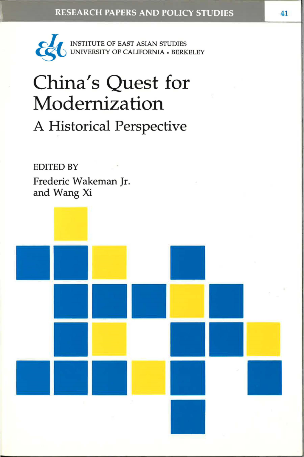 China's Quest for Modernization a Historical Perspective
