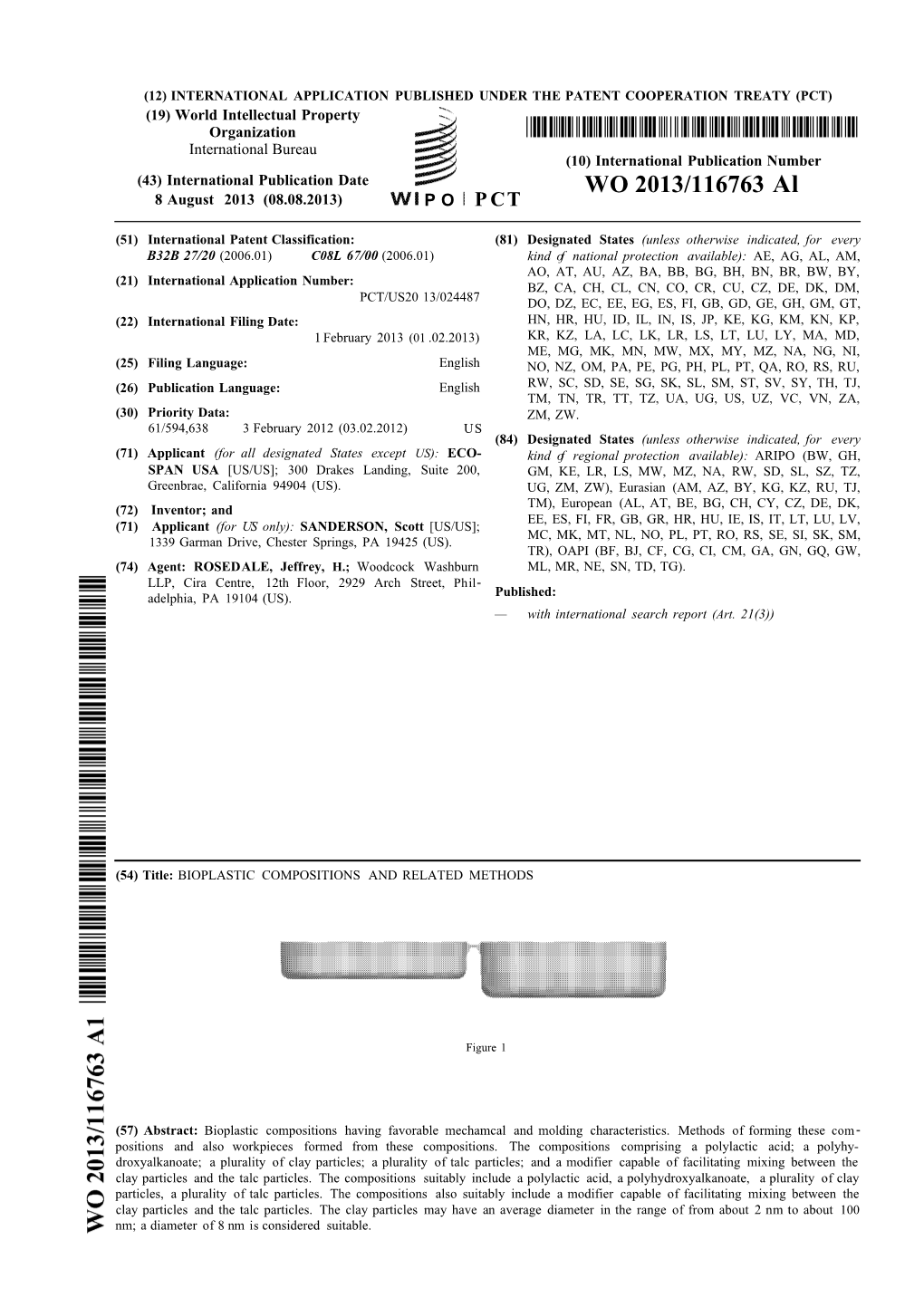 WO 2013/116763 Al 8 August 2013 (08.08.2013) P O P CT
