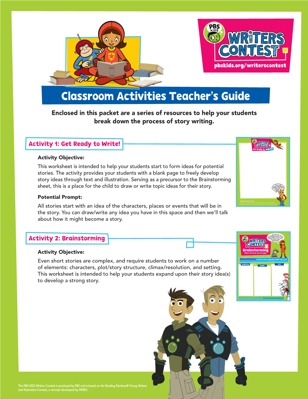 Classroom Activities Teacher's Guide