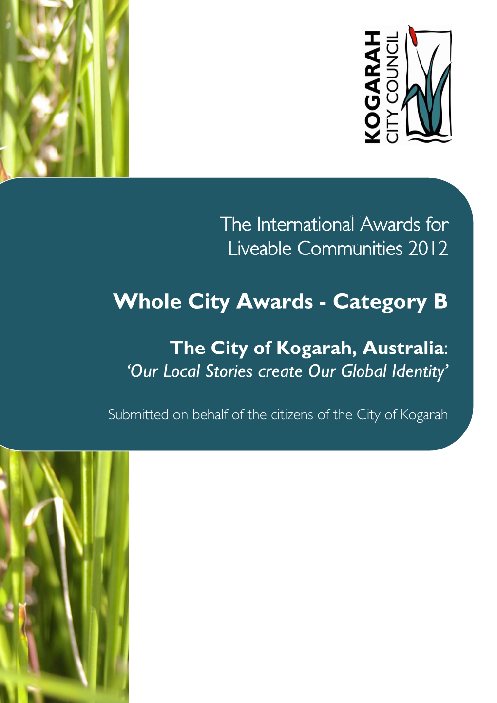 Whole City Awards - Category B
