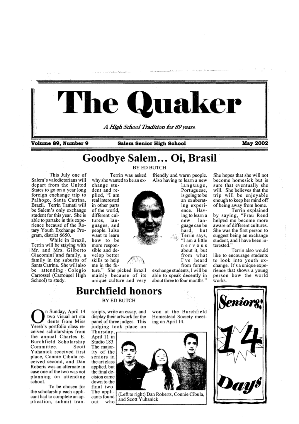 Equaker a High School Tradition for 89 Years