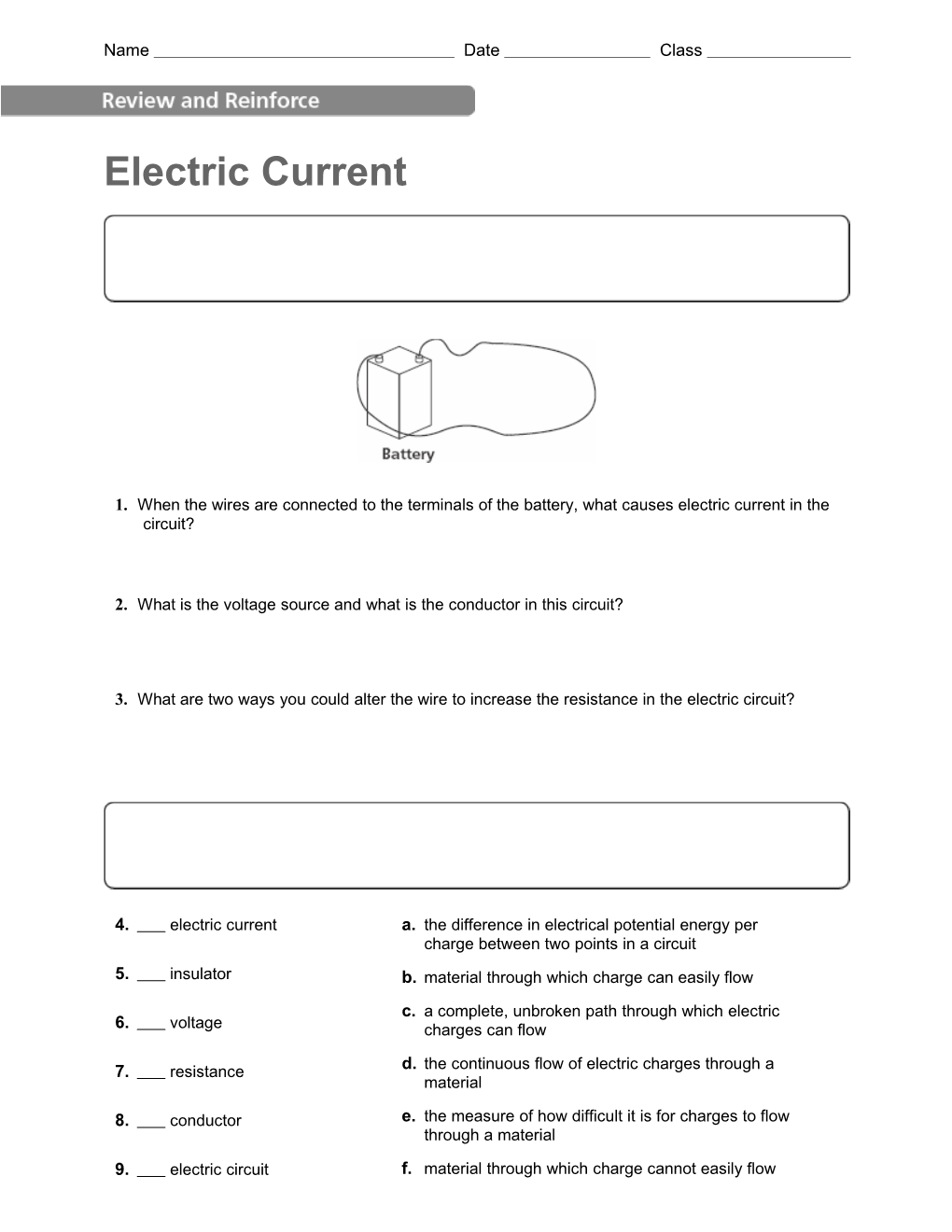 Electric Current