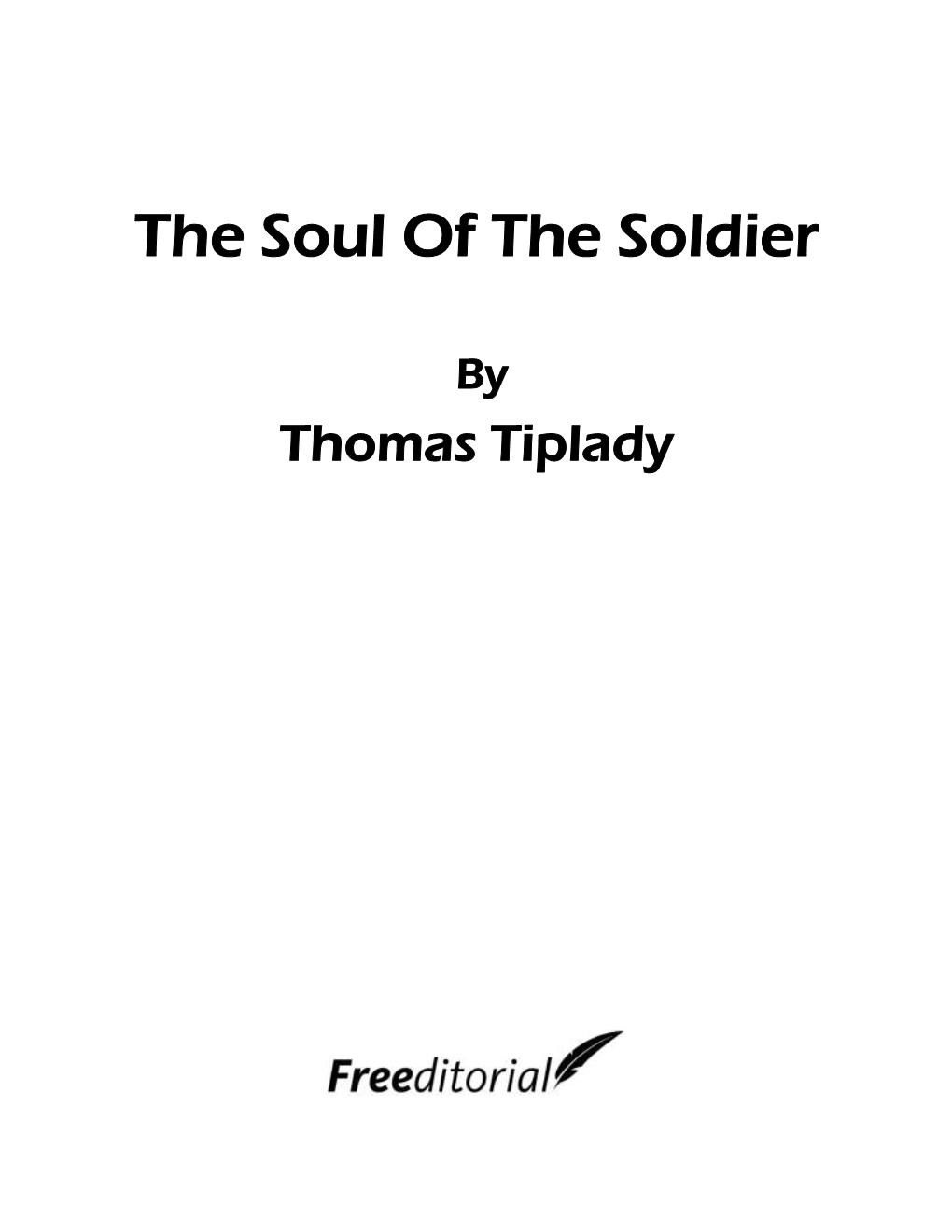 The Soul of the Soldier