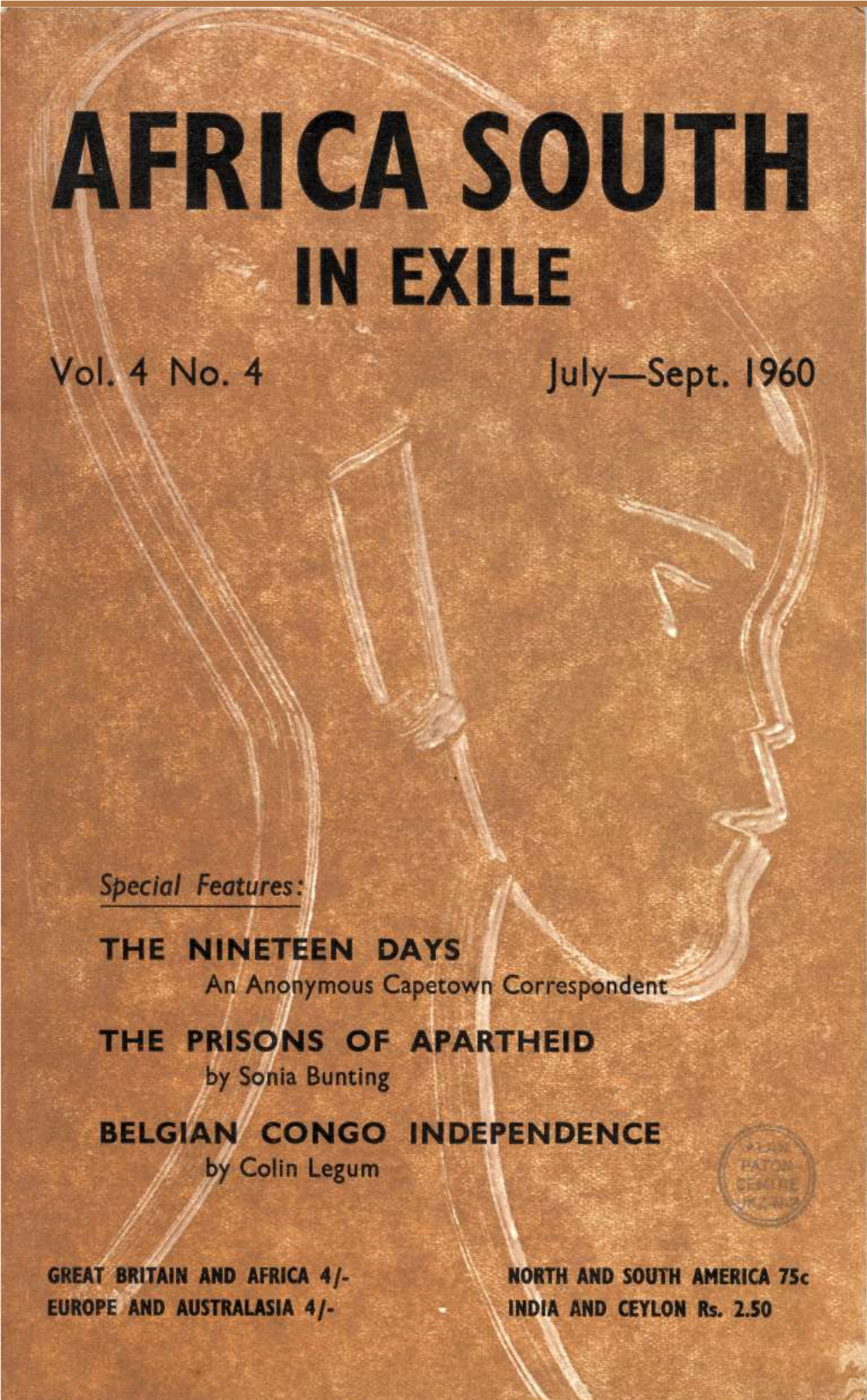 AFRICA SOUTH in EXILE Vol