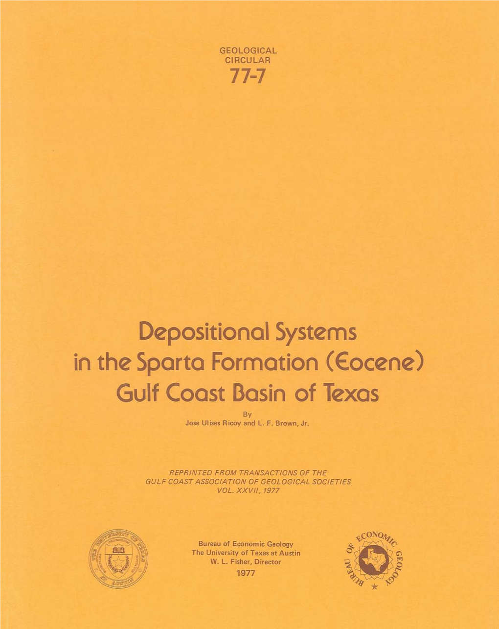 Depositional Systems in the Sparta Formation (Eocene)