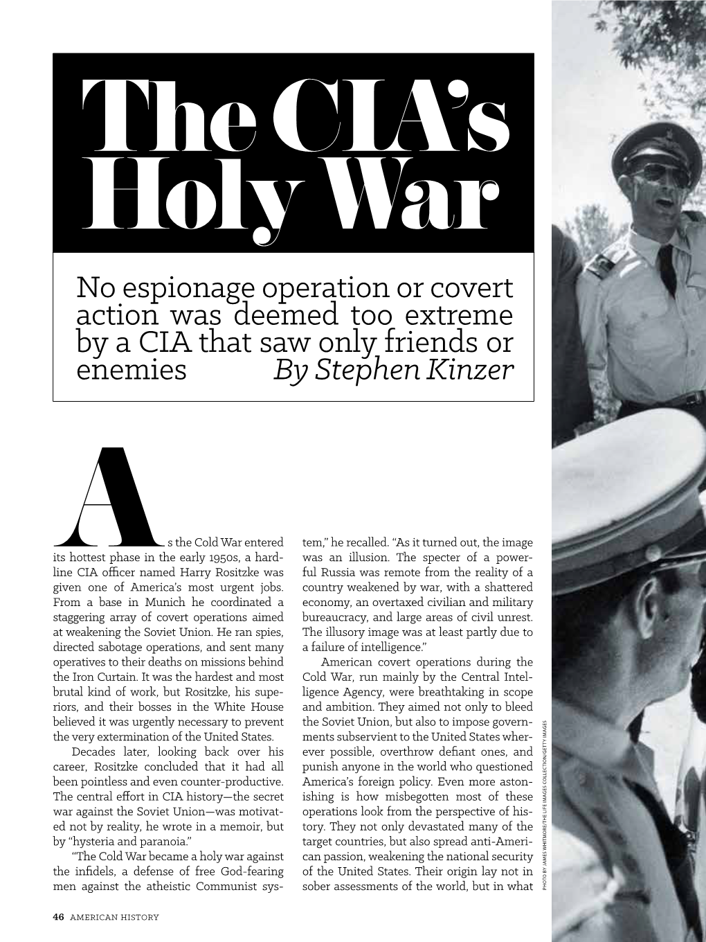 The CIA's Holy
