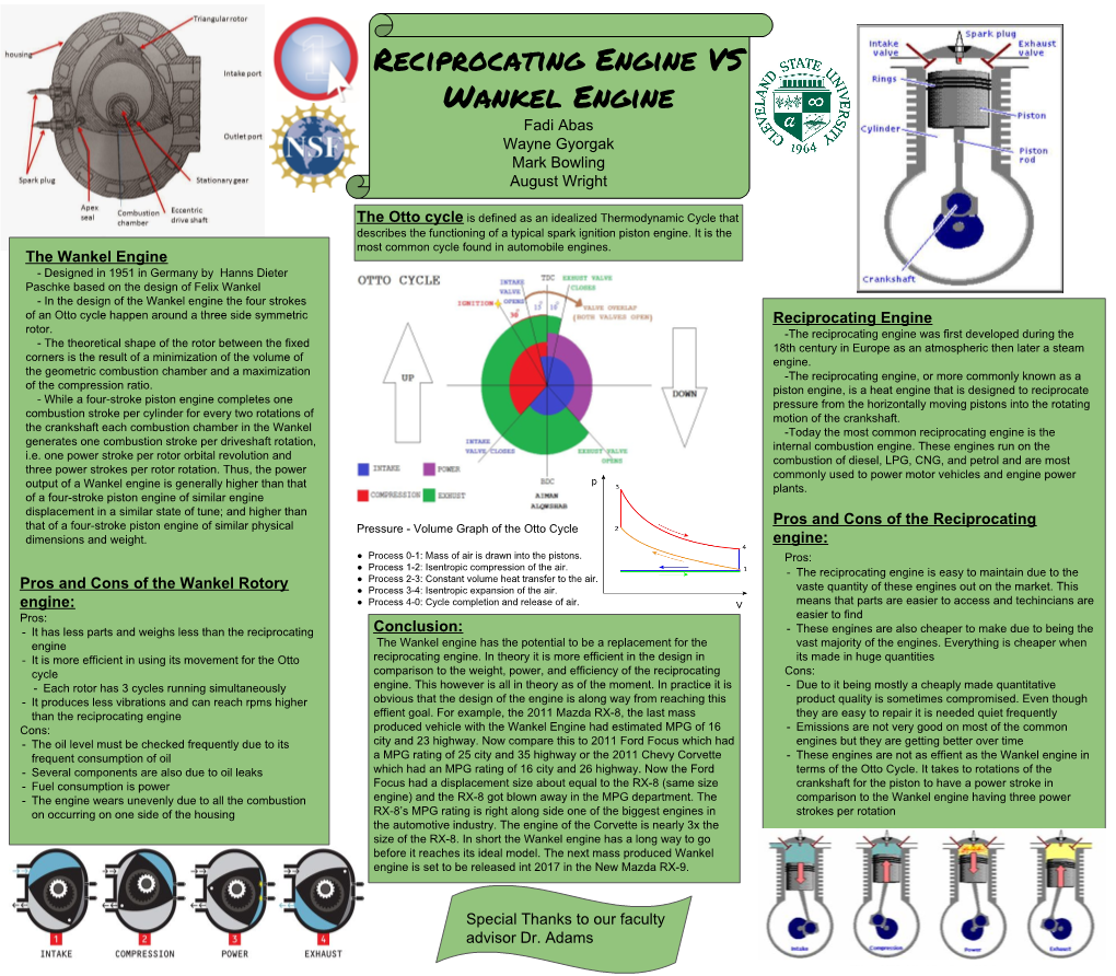 Reciprocating Vs. Wankel Engine