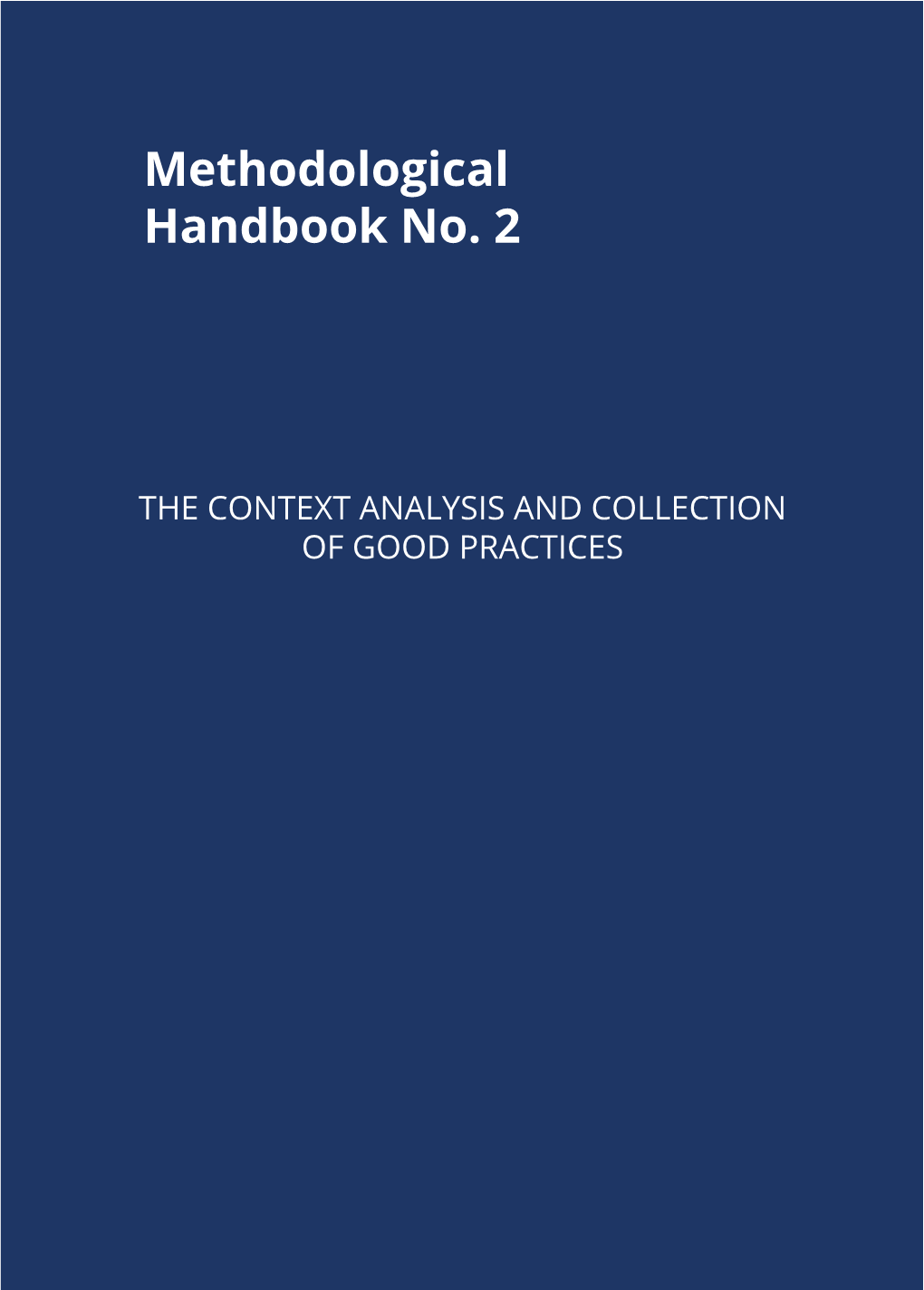 Methodological Handbook No. 2
