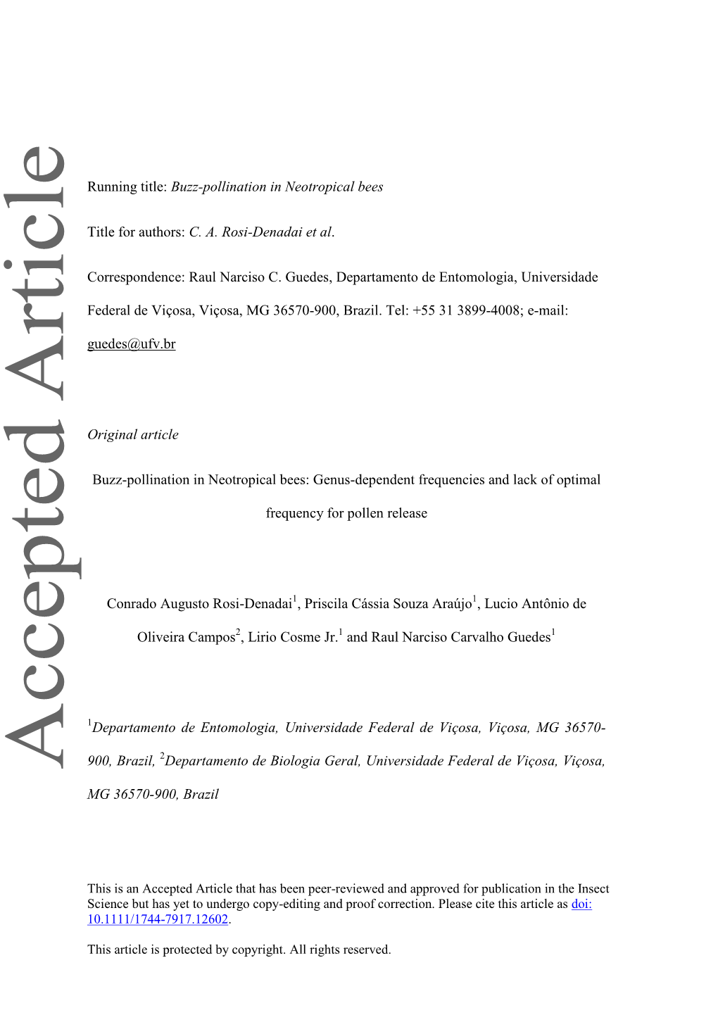 Pollination in Neotropical Bees