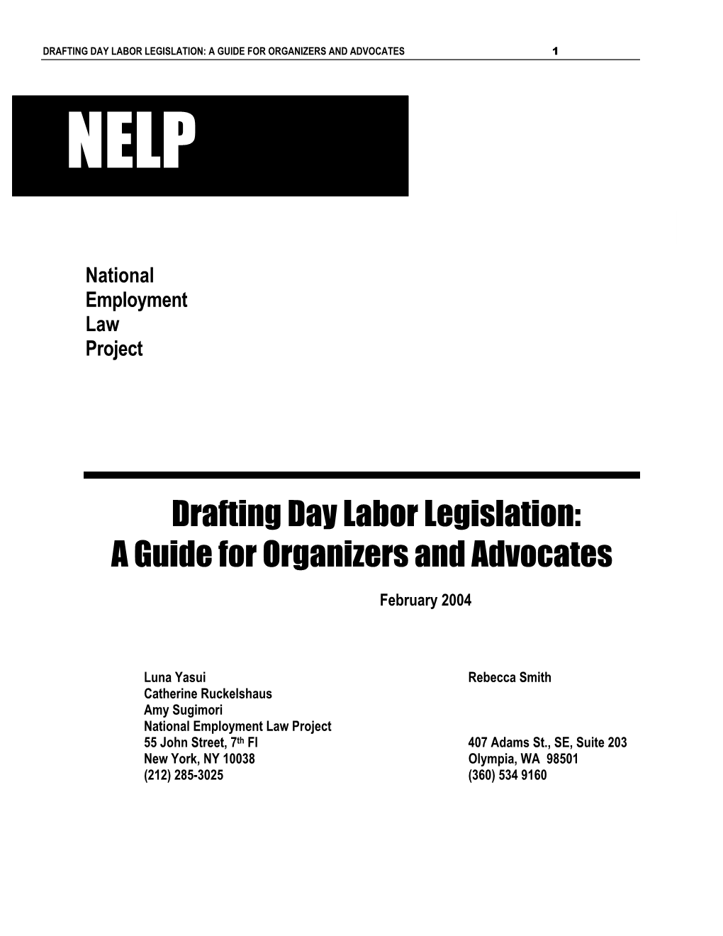 National Employment Law Project