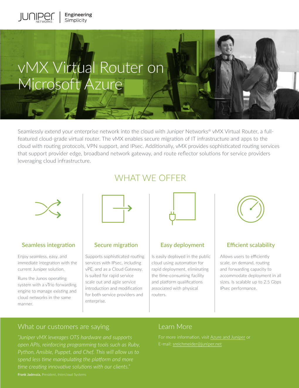 Vmx Virtual Router on Microsoft Azure