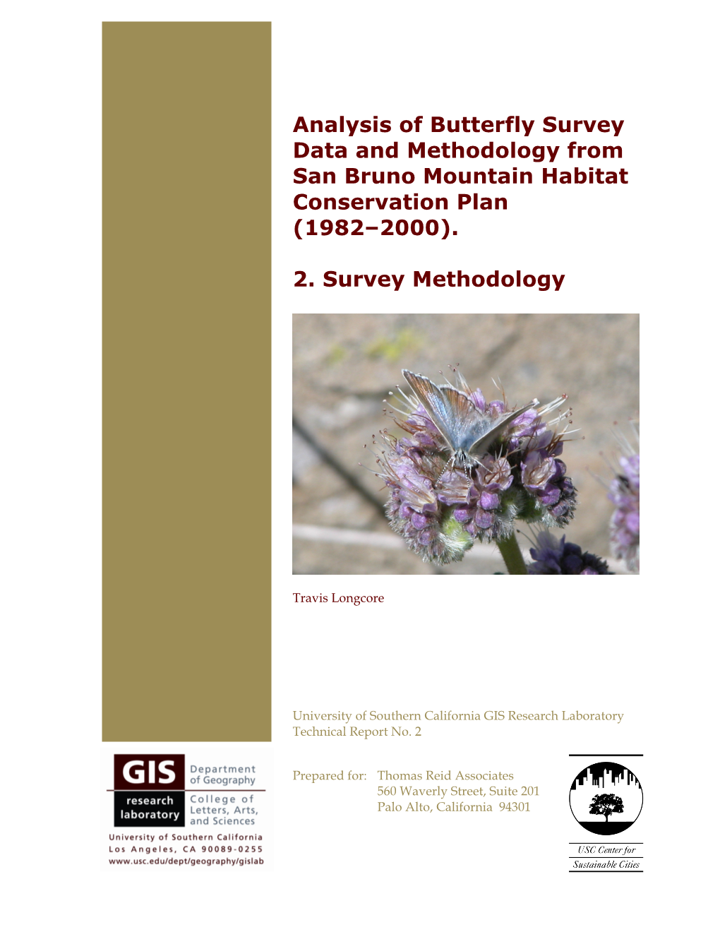 Analysis of Butterfly Survey Data and Methodology from San Bruno Mountain Habitat Conservation Plan (1982–2000)