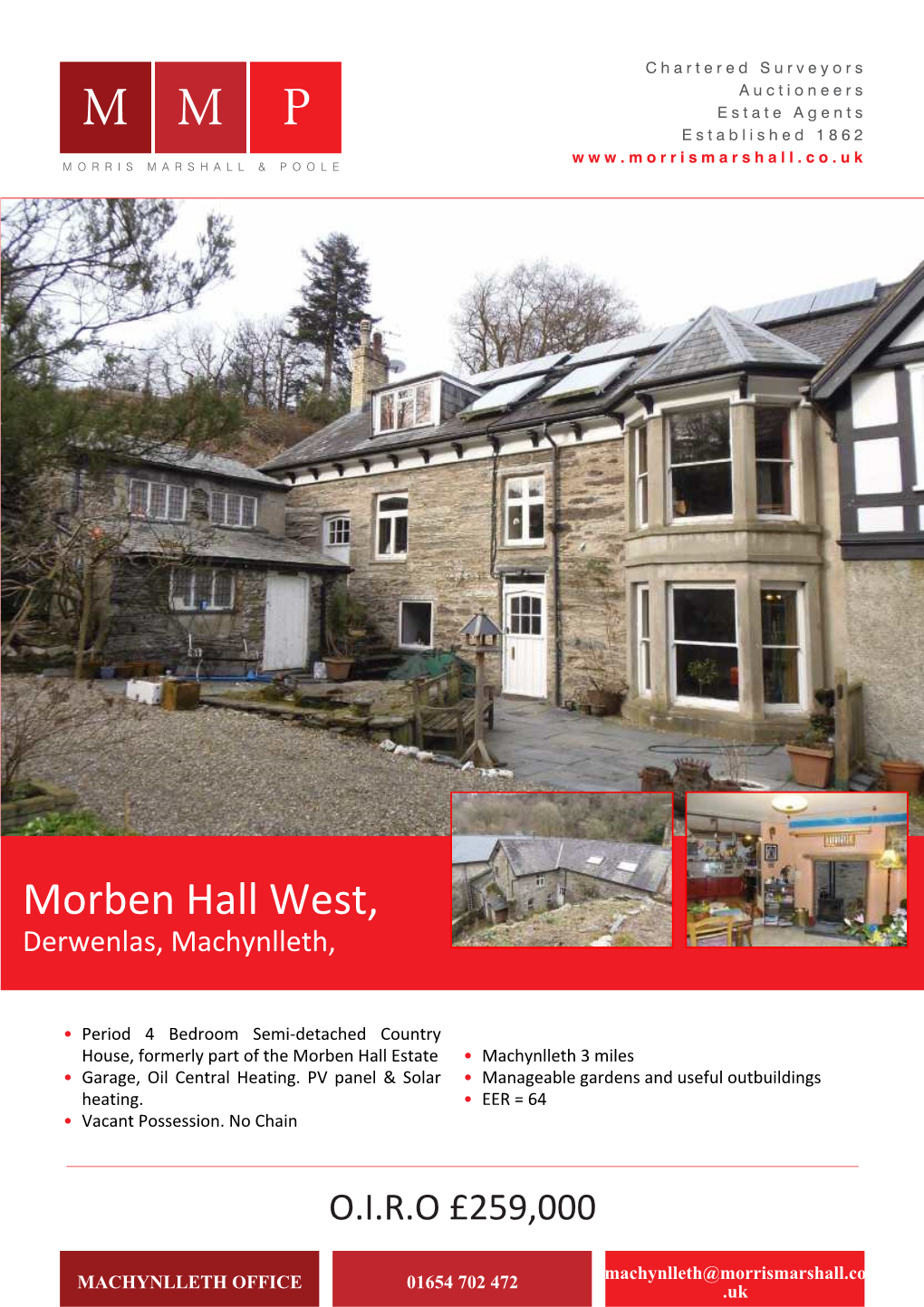 Morben Hall West, Derwenlas, Machynlleth