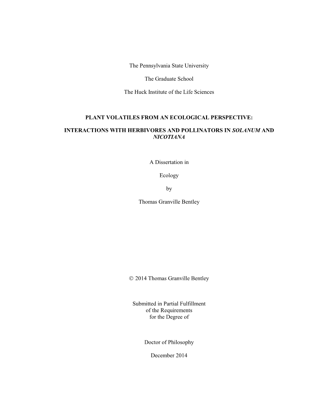 Open Tgbentleydissertation2014.Pdf