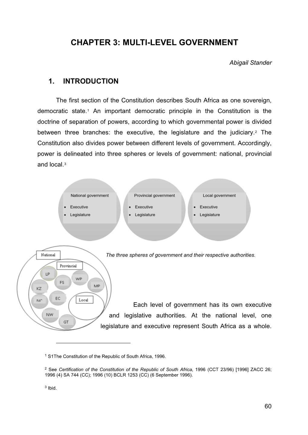 Chapter 3: Multi-Level Government