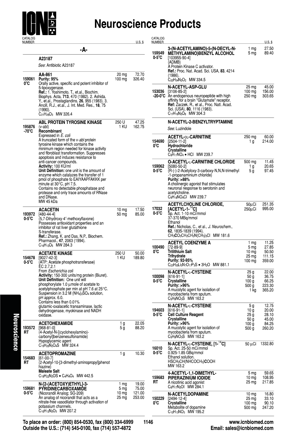 Neuroscience Products