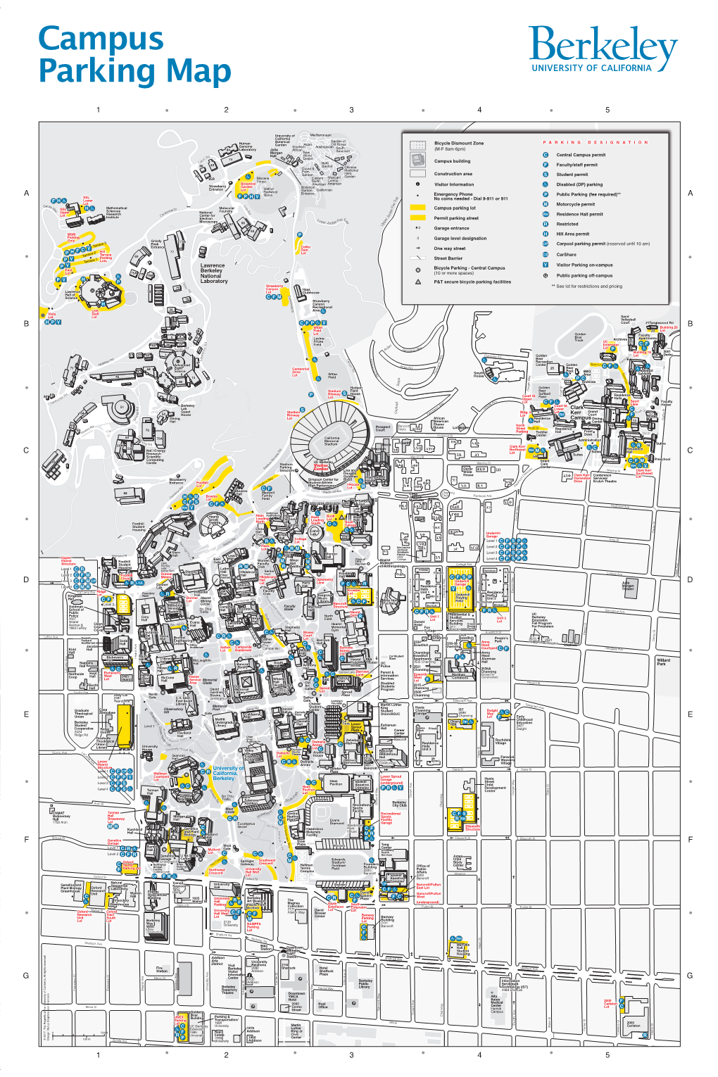 Campus Parking Map