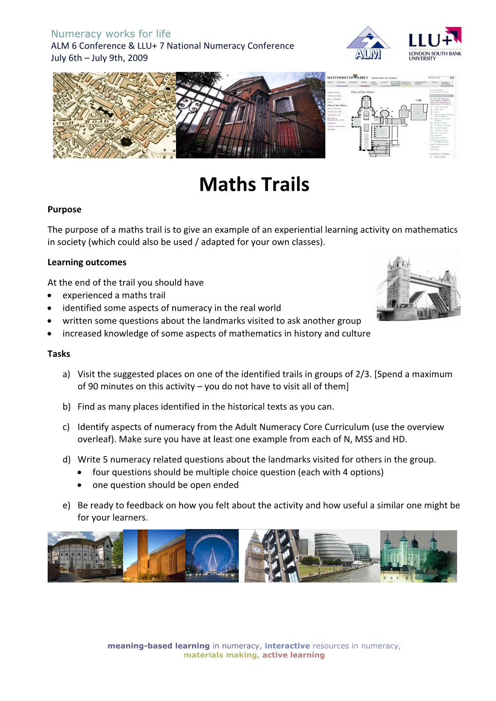 Maths Trails