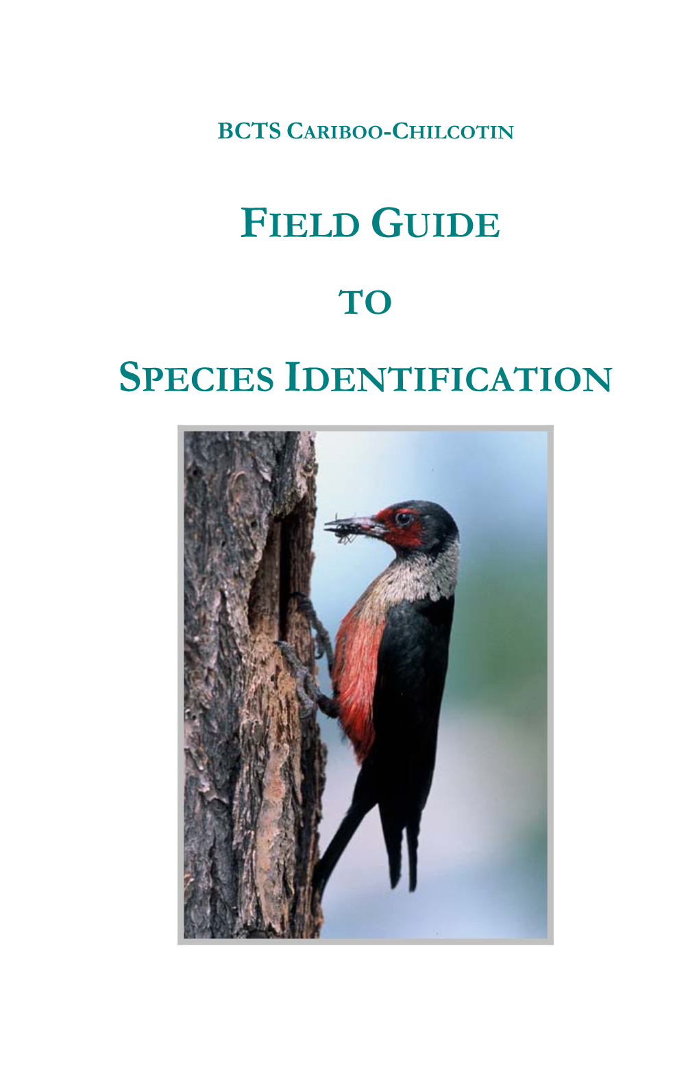 BCTS Field Identification Guide to Plant Species of Management Concern
