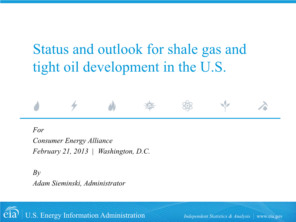 Analytical Questions for Shale Gas and Tight Oil Development in the U.S