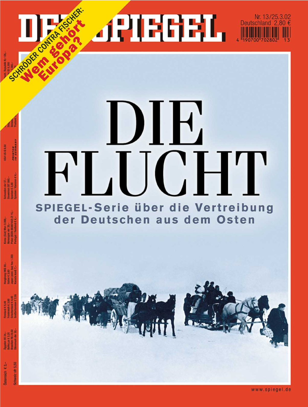 DER SPIEGEL Jahrgang 2002 Heft 13