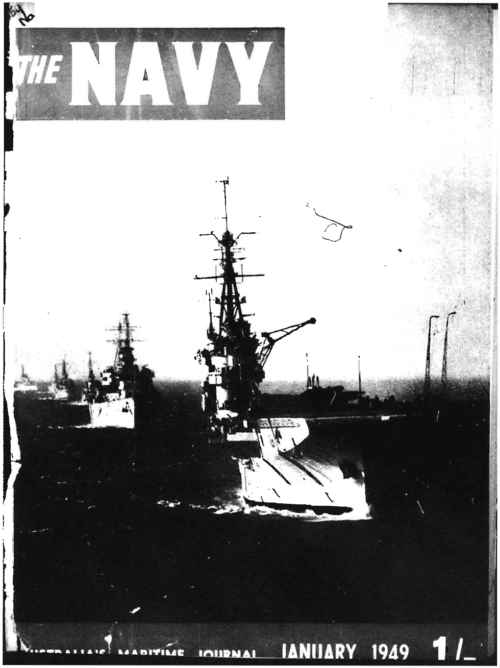 *-*».*.Ue .Nubmal JANUARY 1949 NAVY CONTENTS the UNITED SHIP SERVICES Vol