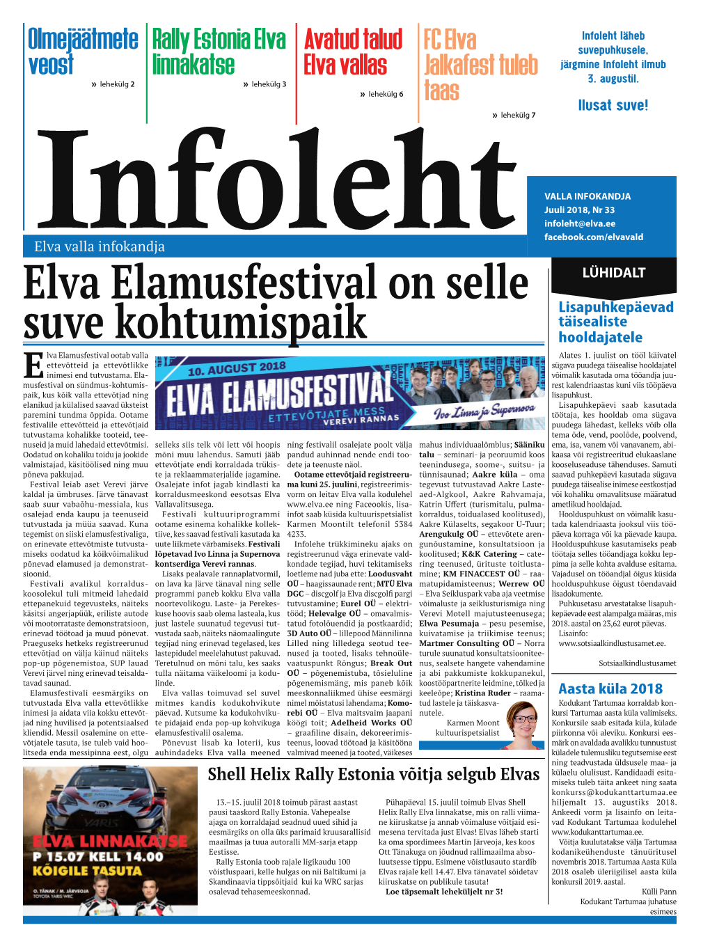 Elva Elamusfestival on Selle Suve Kohtumispaik