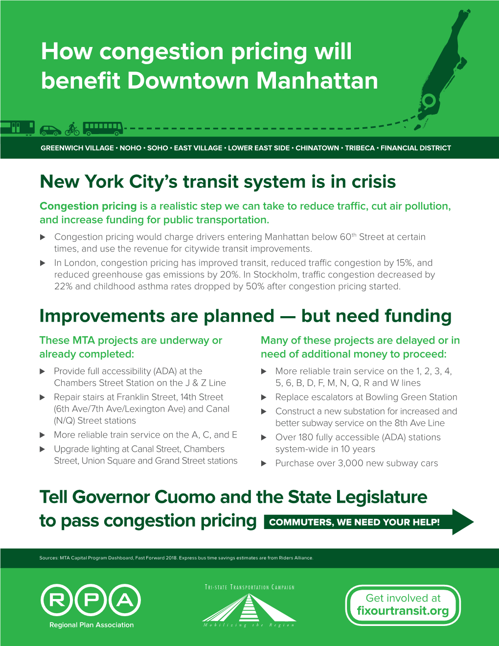 How Congestion Pricing Will Benefit Downtown Manhattan